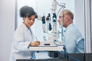 diabetes eye problems check